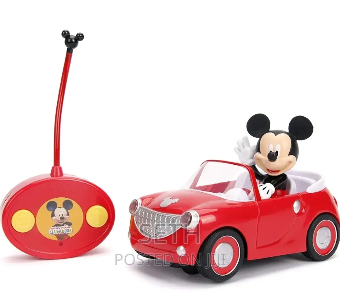 Disney Junior Mickey Mouse Clubhouse Roadster RC Car Red, 7"