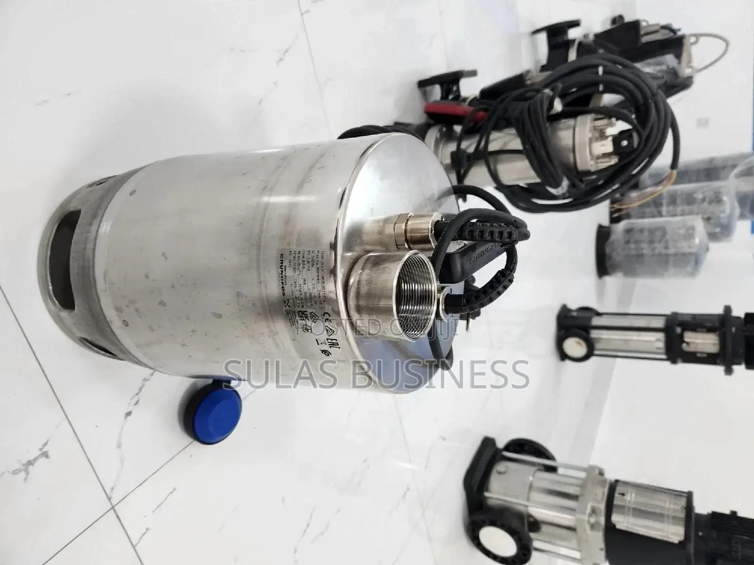 1.5 Hp GRUNDFOS Stainless Steel Sewage Pump,