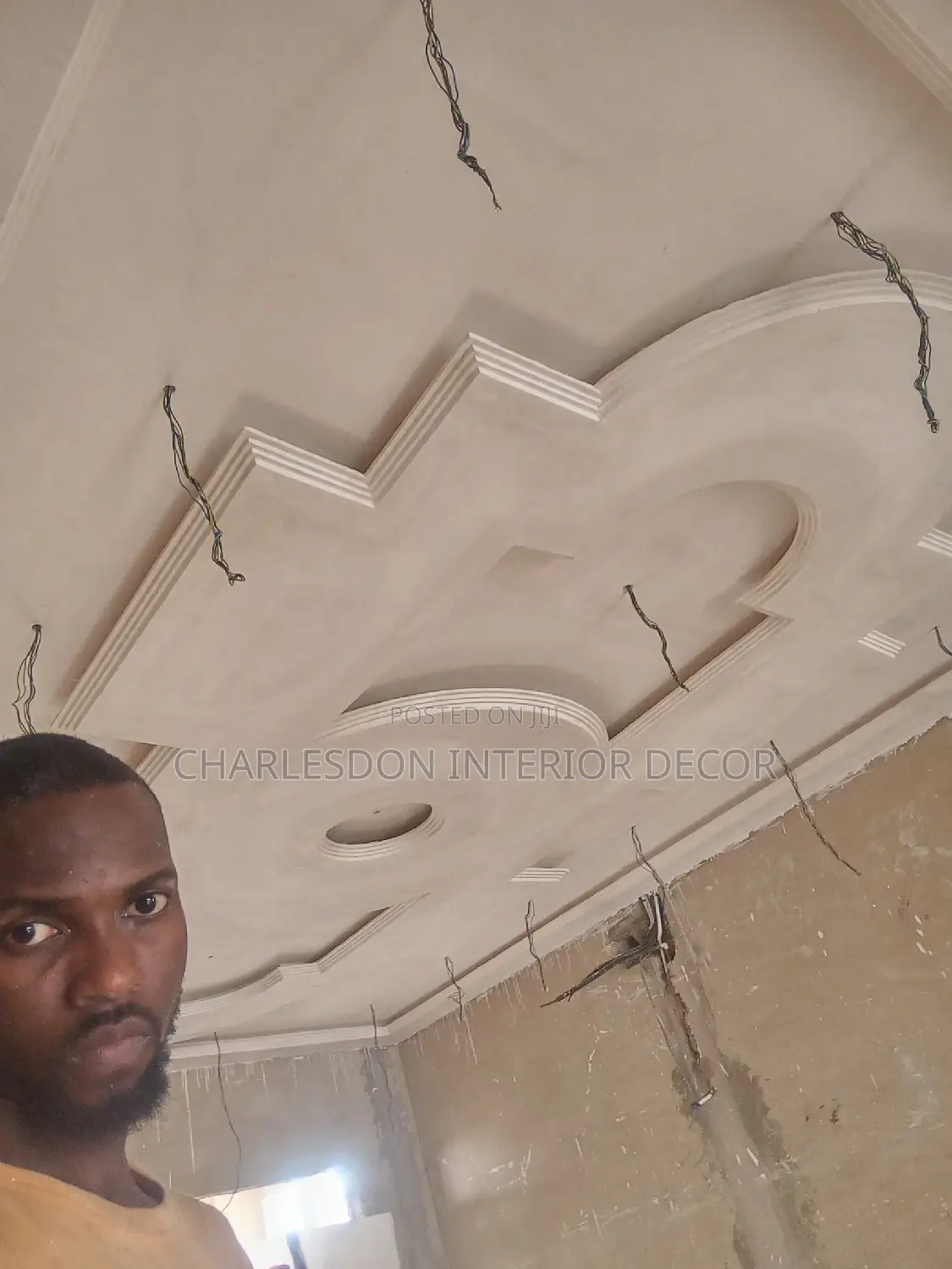 Plaster Bord P O P Ceiling Work
