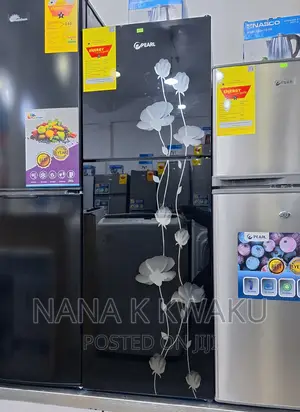 Colourful_pearl PF270 Double Door Fridge With Top Freezer