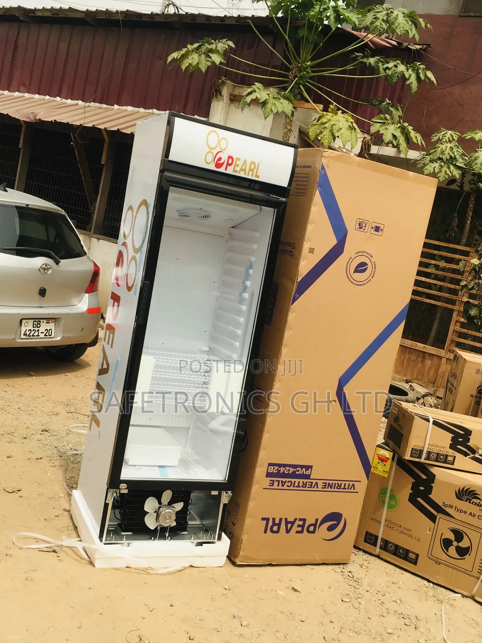 Display Glass Singledoor Pearl PVC-424-2b Electric Fridge