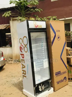 Pearl Display Glass Electric PVC-424-2B Singledoor Fridge