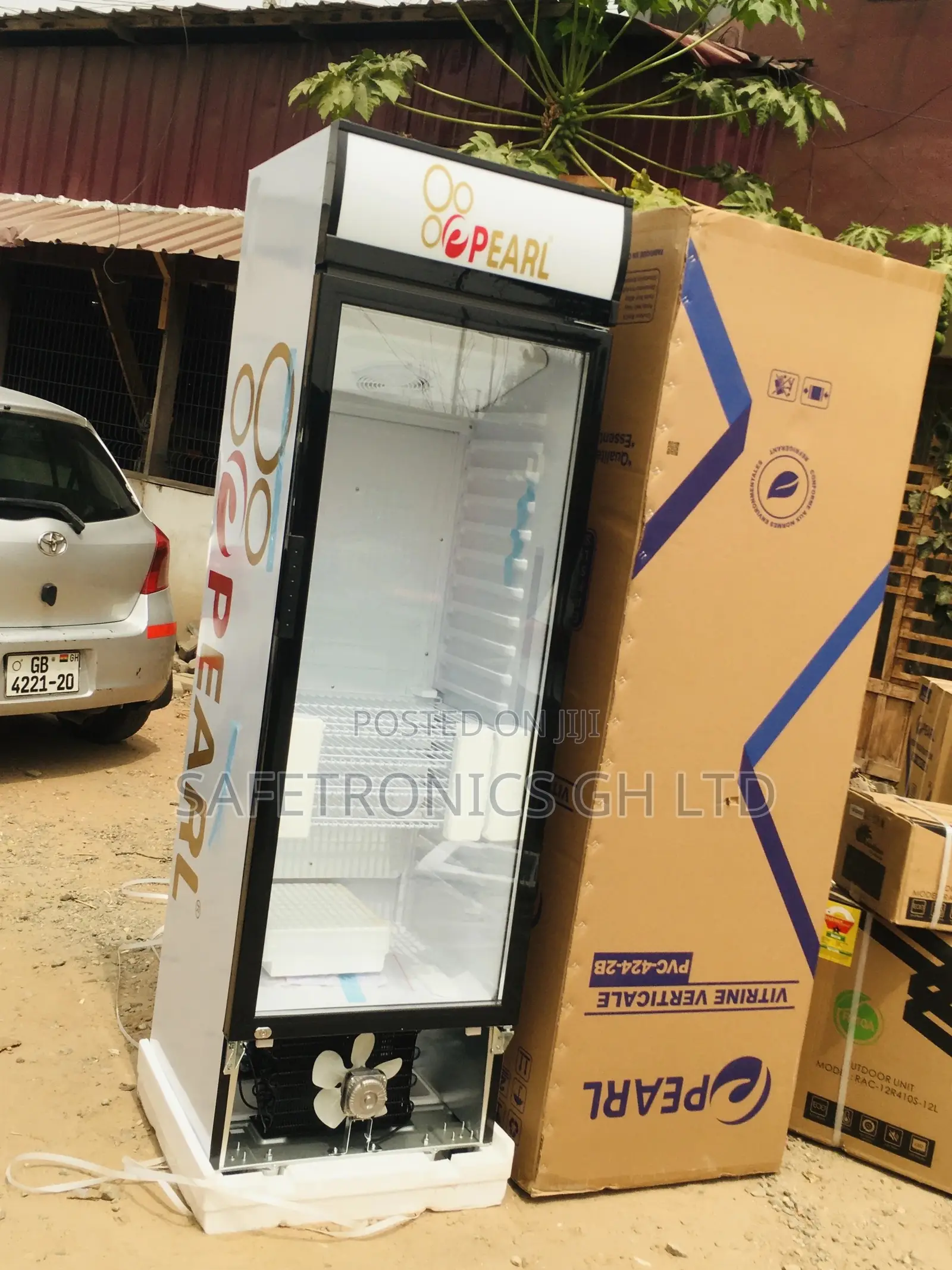Glass Display Pearl Singledoor PVC-424-2B Electric Fridge