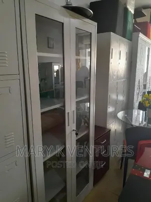 Full Glass Metal Cabinet
