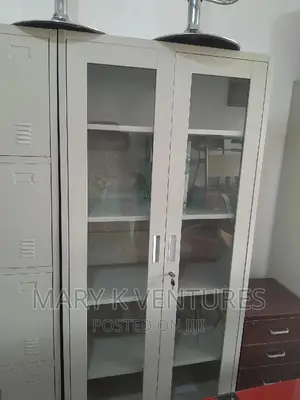 Full Glass Metal Cabinet
