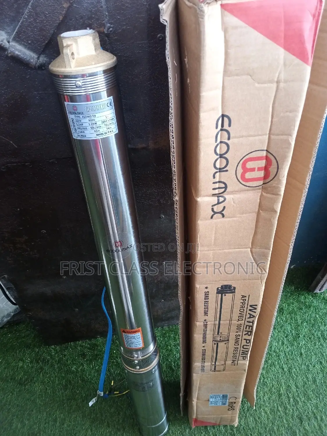 Aprroved 100% Sand Resistant Water Pump