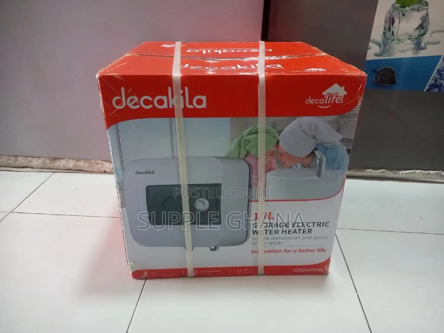 Perfect Storage Water Heater 15liters Decakila