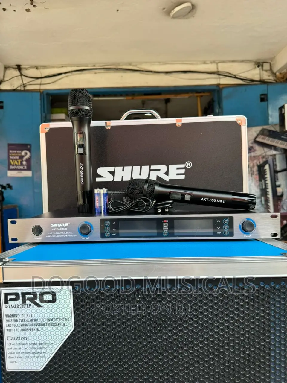SHURE AXT-500MK II 2in1 Digital Wireless Microphone
