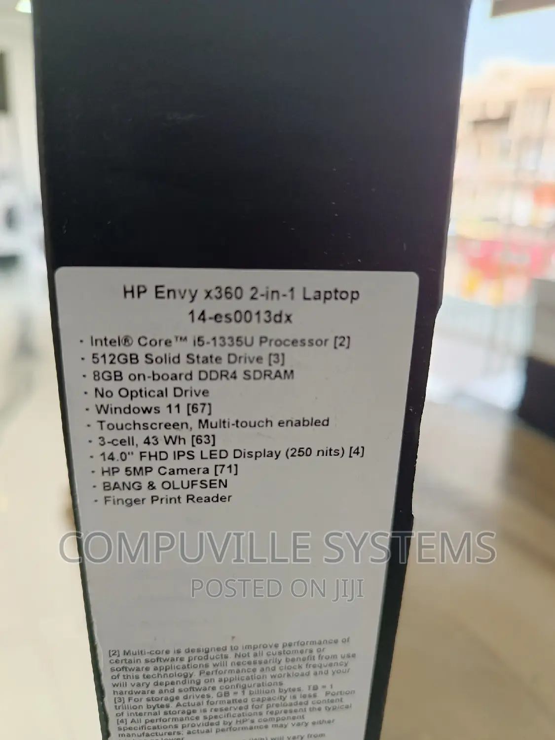 New Laptop HP Envy 14 8GB Intel Core I5 SSD 512GB