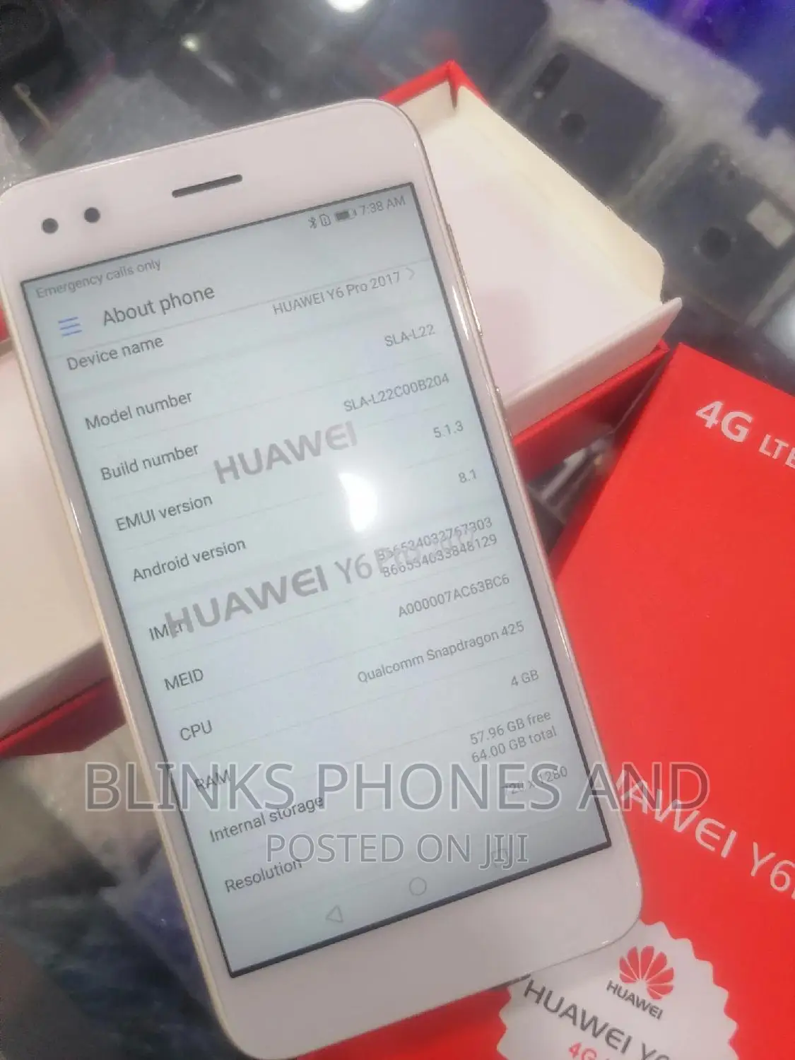 New Huawei Y6 Pro 2017 Dual SIM 16 GB White