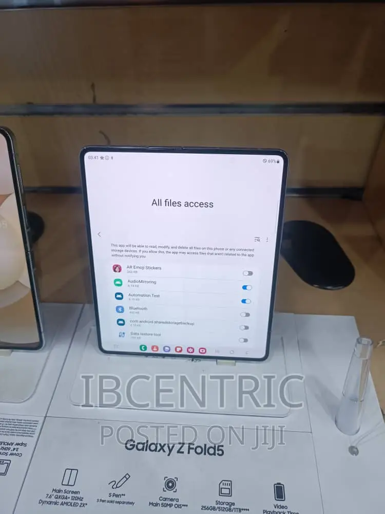 New Samsung Galaxy Z Fold 5 512 GB Blue