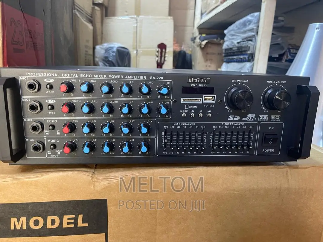 Teli Sa-228 Professional Public Address Power Amplifier