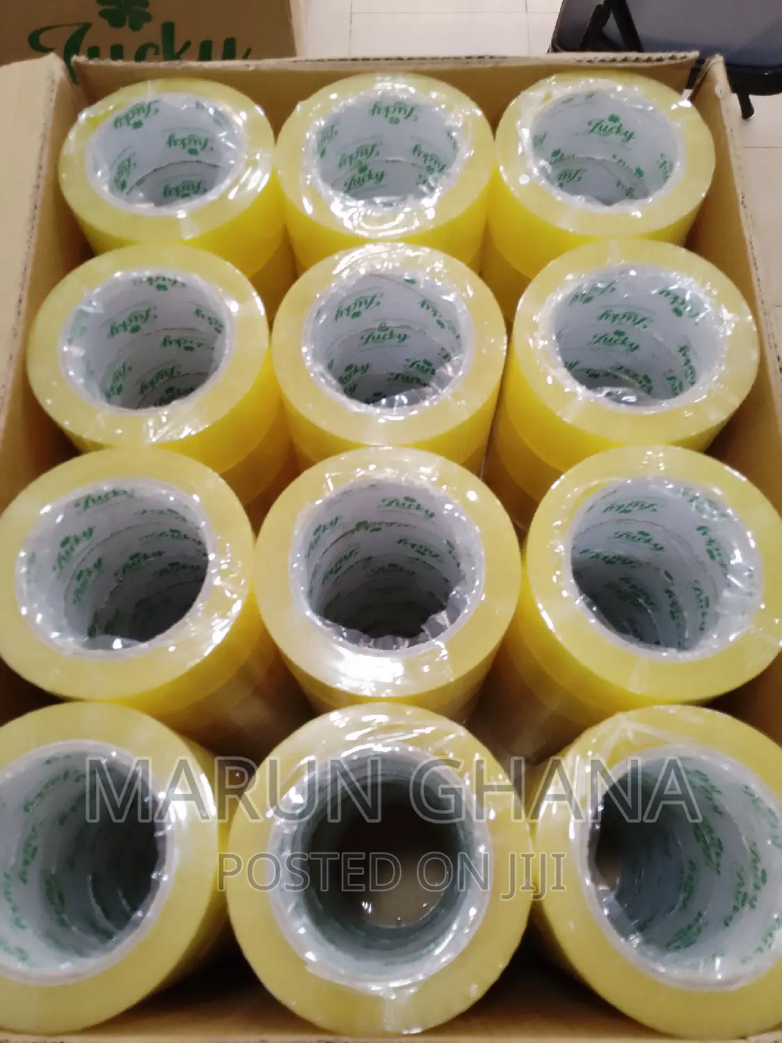 Bopp Packaging Cello Tape Yellow - 45mm × 100 MTR - PCS 72