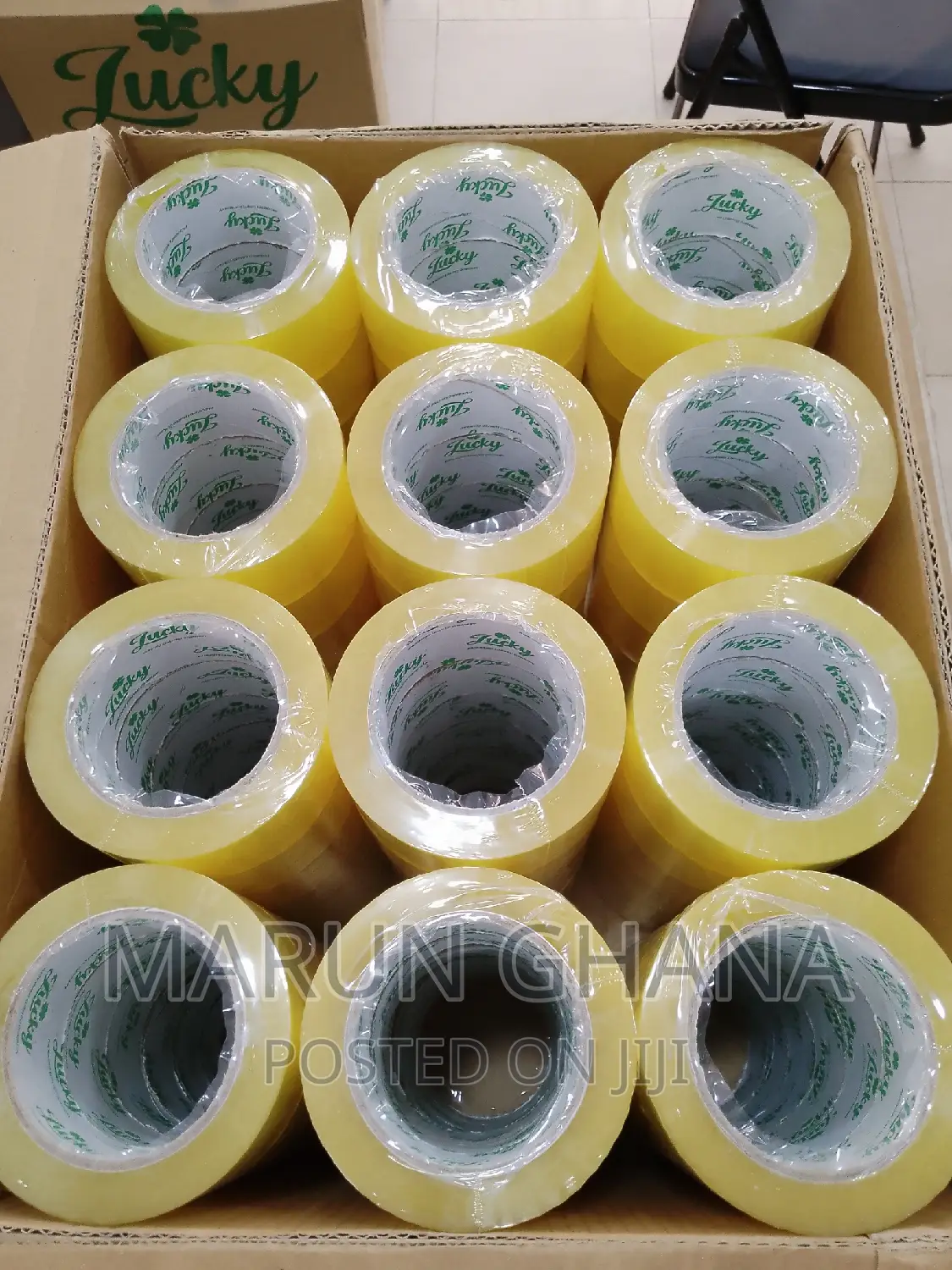 Bopp Packaging Cello Tape Yellow - 45mm × 100 MTR - PCS 72