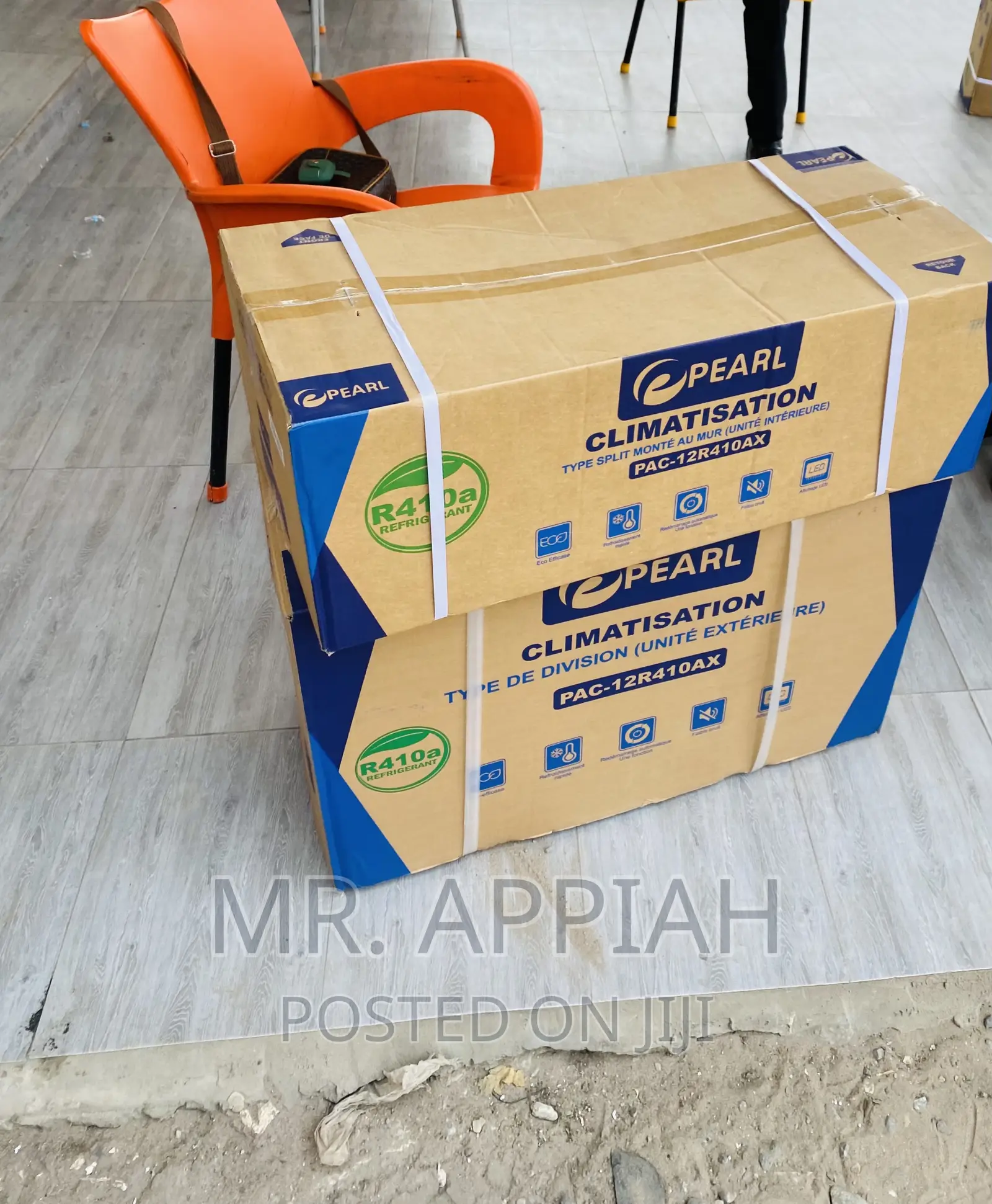 Anti-Rust Pearl 1.5hp Split Type Air Conditioner,R410 White