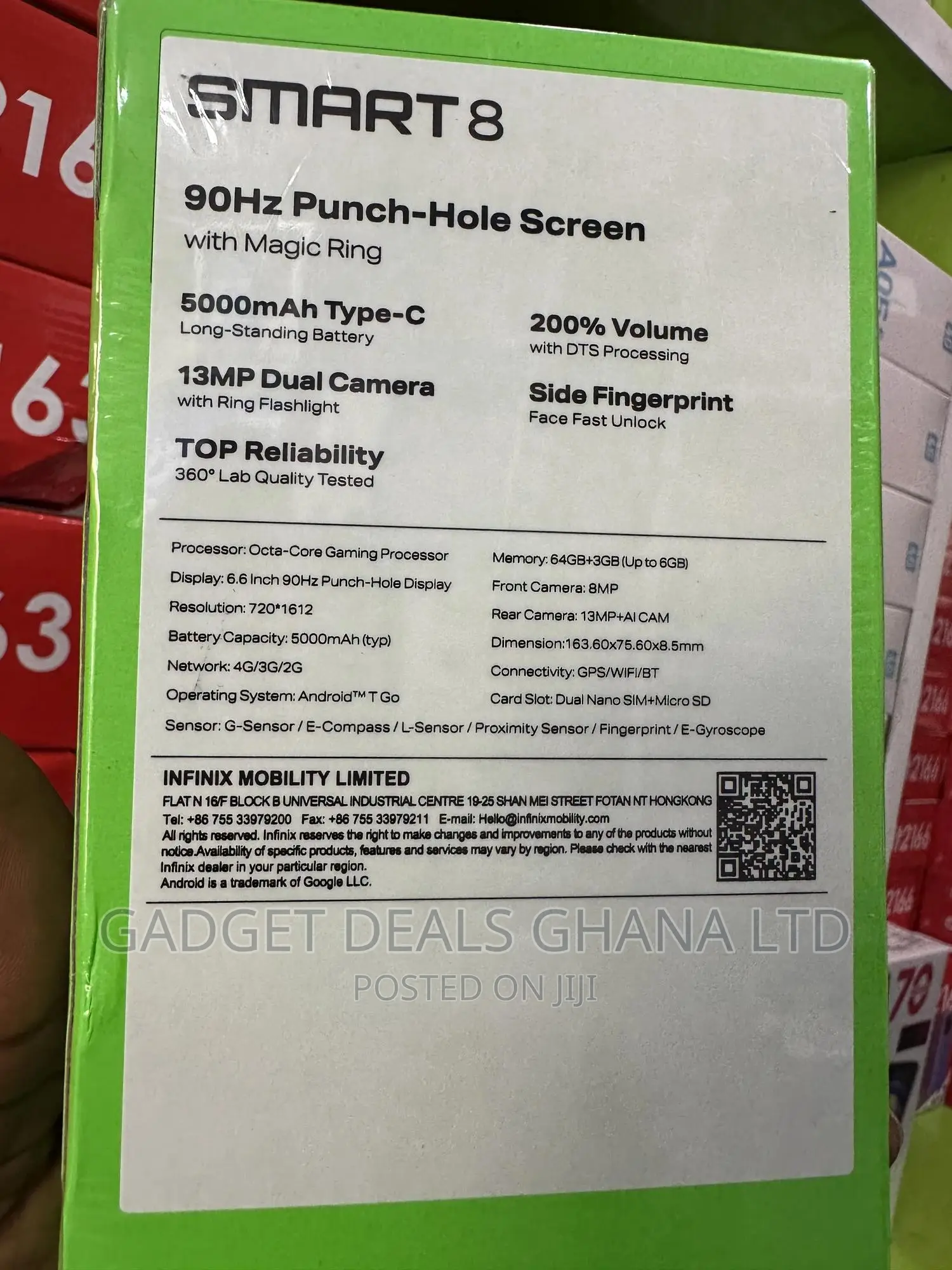 New Infinix Smart 8 64 GB Gold