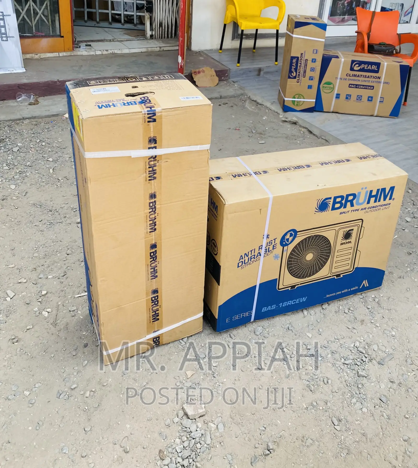 Authentic Bruhm 1.5hp Split Type Anti-Rust Body Ac(R410).