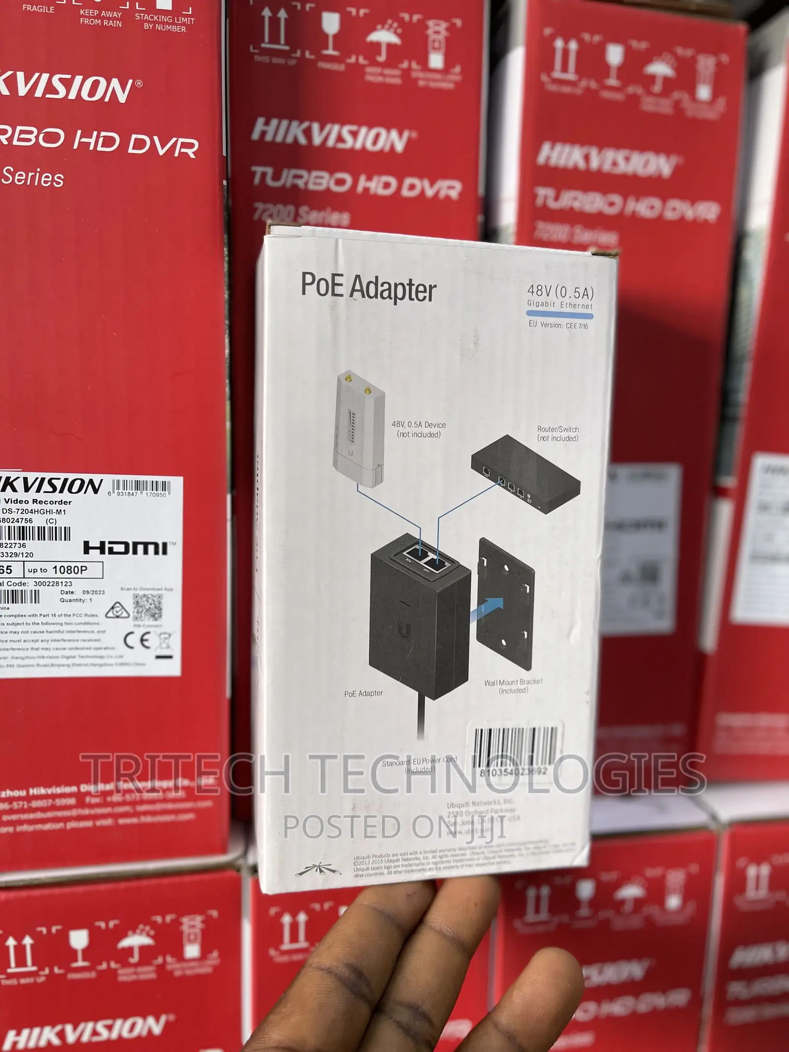 Ubiquiti Networks 48V Poe Adapter With Gigabit LAN Port