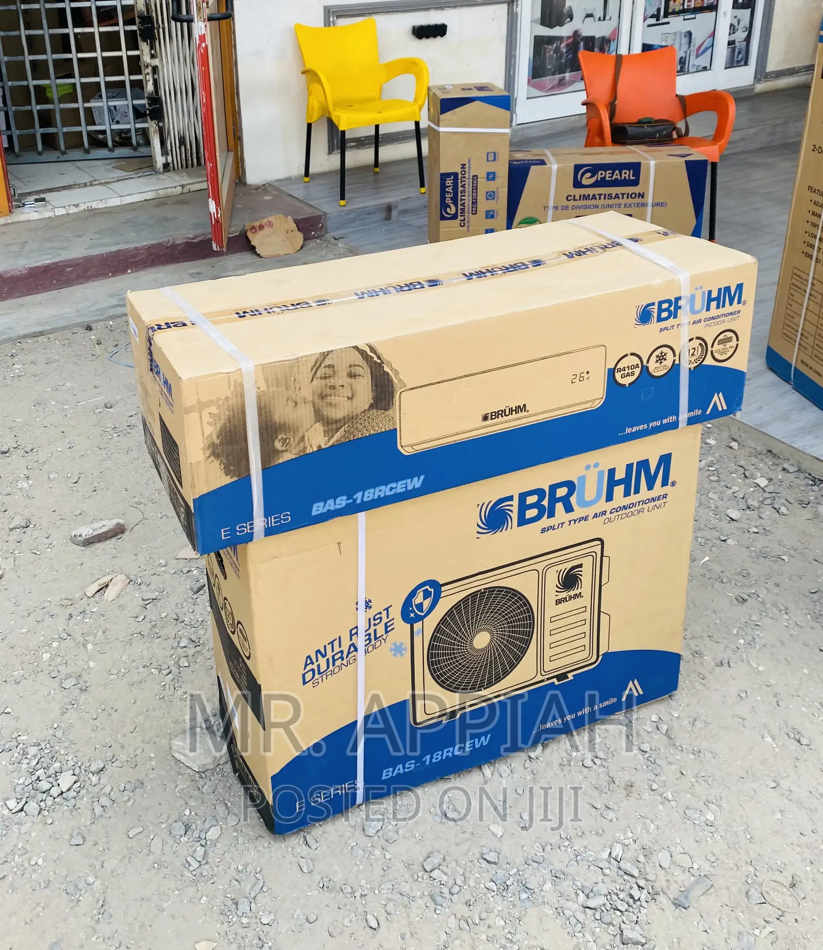 Brand New Bruhm 2.5hp Inverter Anti-Rust Body Ac(White).