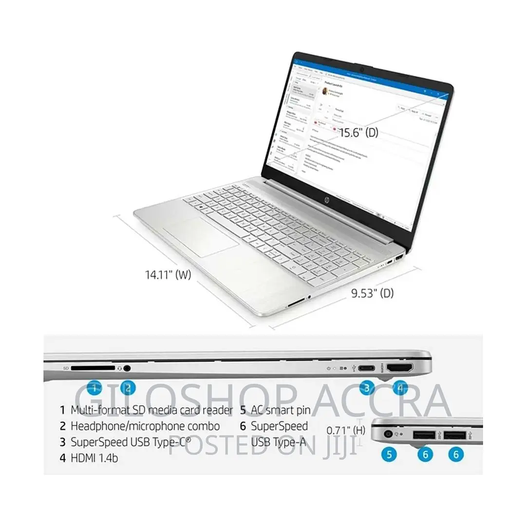 New Laptop HP 15 8GB Intel Core I5 SSD 256GB