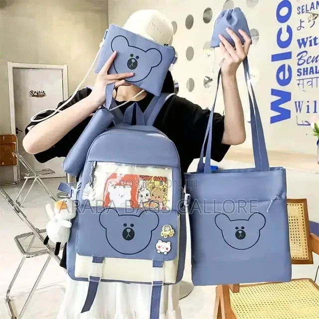 Quality 5sets Upper Primary Kids School Bag 
