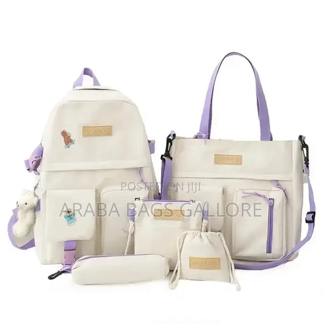 Quality 5sets Upper Primary Kids School Bag 