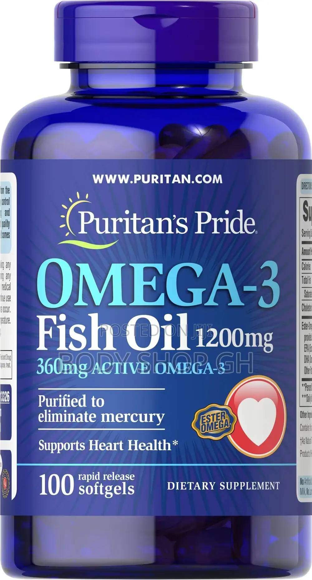 OMEGA 3 Fish Oil for Healthy Hearth and Overall Wellness