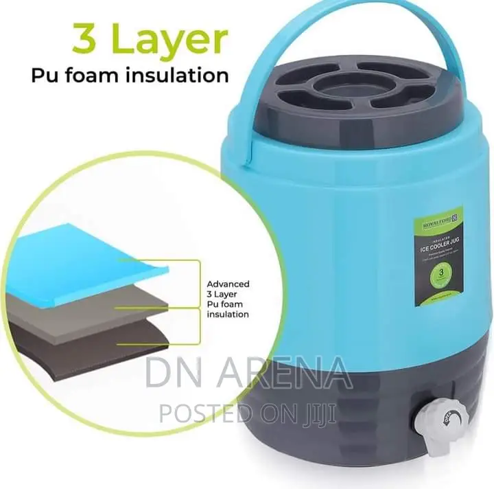 15L Reusable Insulated Portable Water Jug and Cooler