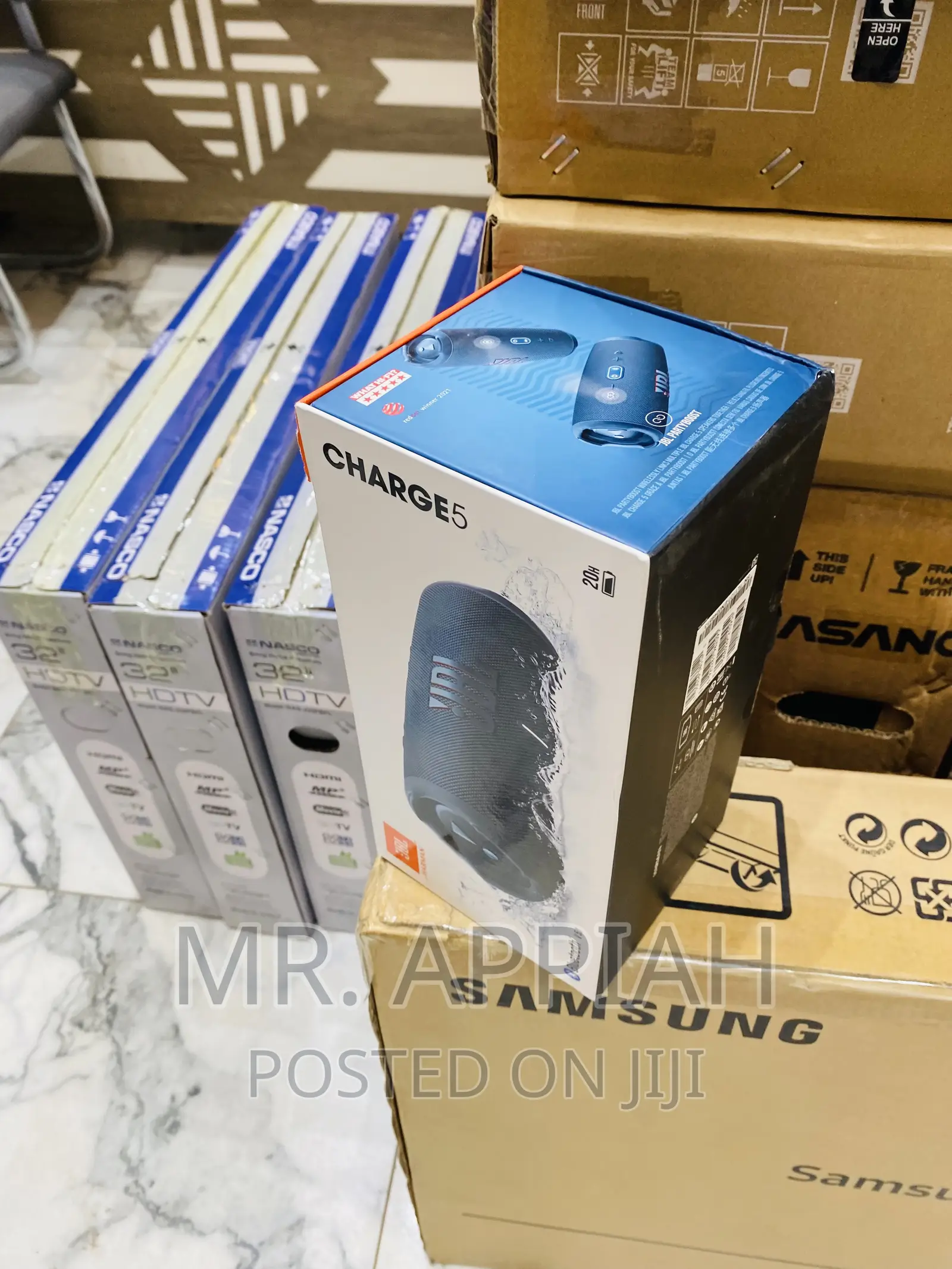 Buy Charge 5 Portable Bluetooth Speaker(Blueblack).