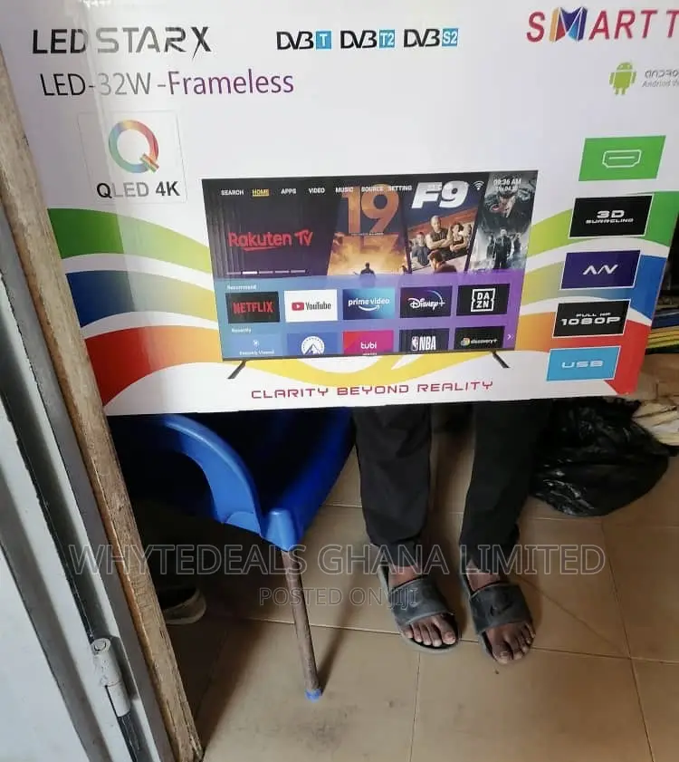 Star-x 32” Android Smart Satellite 1080p Full Hd Led Tv 2025