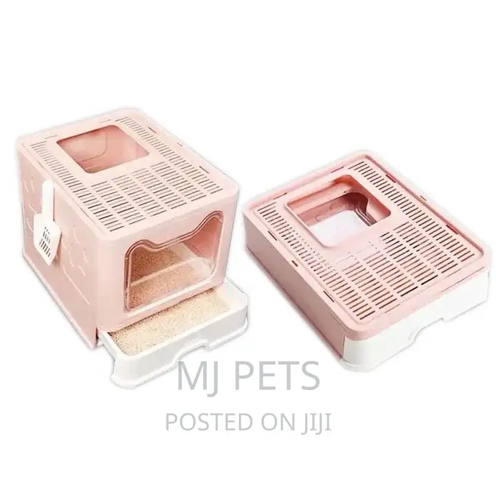 Folded Cat Litter Box