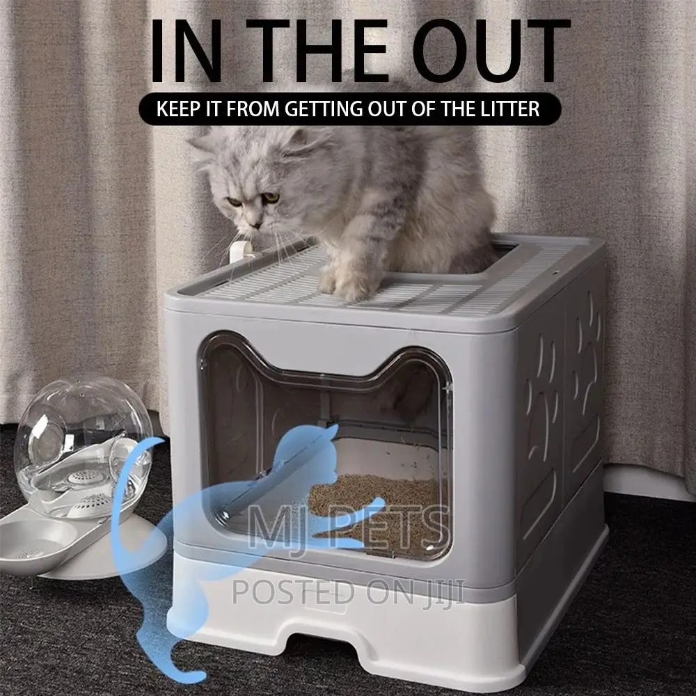 Folded Cat Litter Box