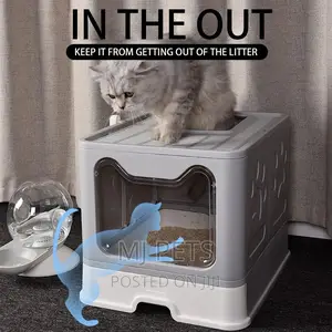 Folded Cat Litter Box