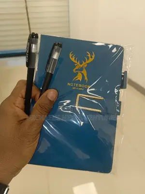 Diary Note or Notebook Blue With 2 Pens