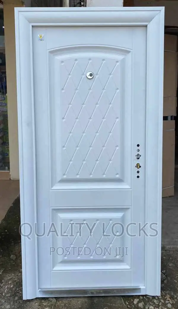 White Metallic Door