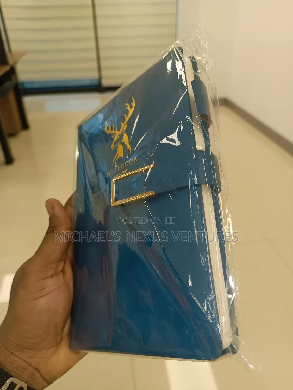 Diary Note or Notebook Blue With 2 Pens