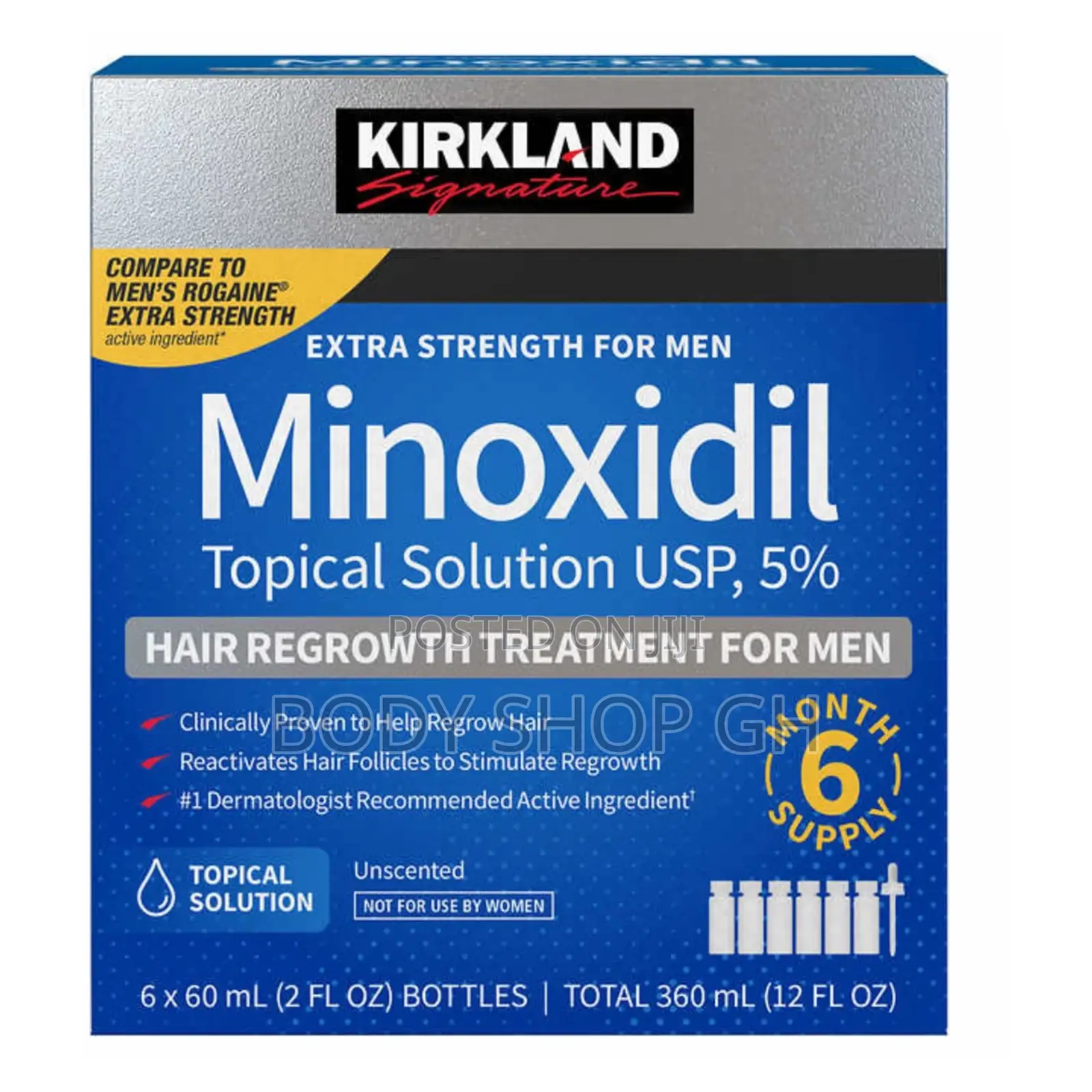 New Design Kirkland Minoxidil- Original and Undiluted/ USA