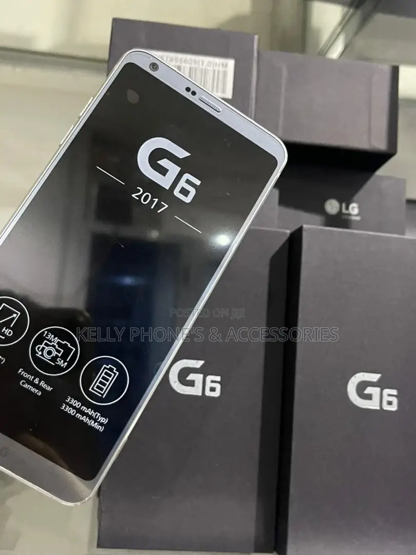 New LG G6 64 GB Black