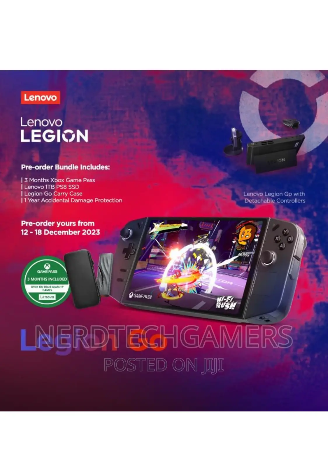 Lenovo Legion Go, Handheld Gaming With 512g