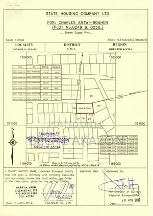 3.5 Plots 4 Sale at Dansoman