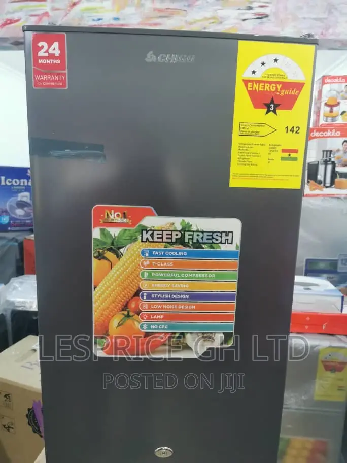 Energy Efficient//Chigo 86L Single Door Fridge