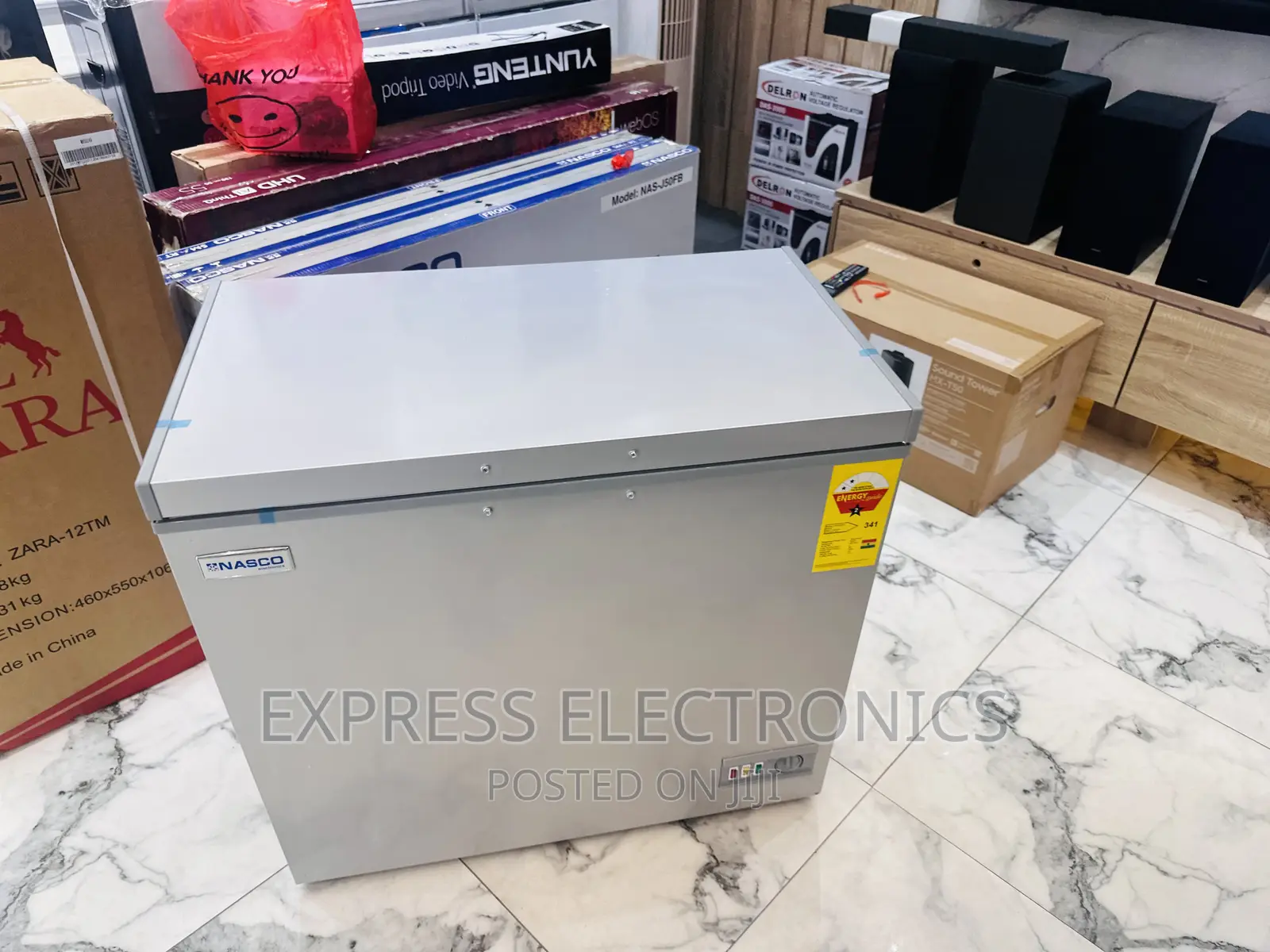 Cool and Authentic Sleek Chest Freezer Singledoor Nasco 200L