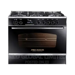 Nasco 5 Burner Gas Cooker With Oven Grill Prm6090ss-Dc-511