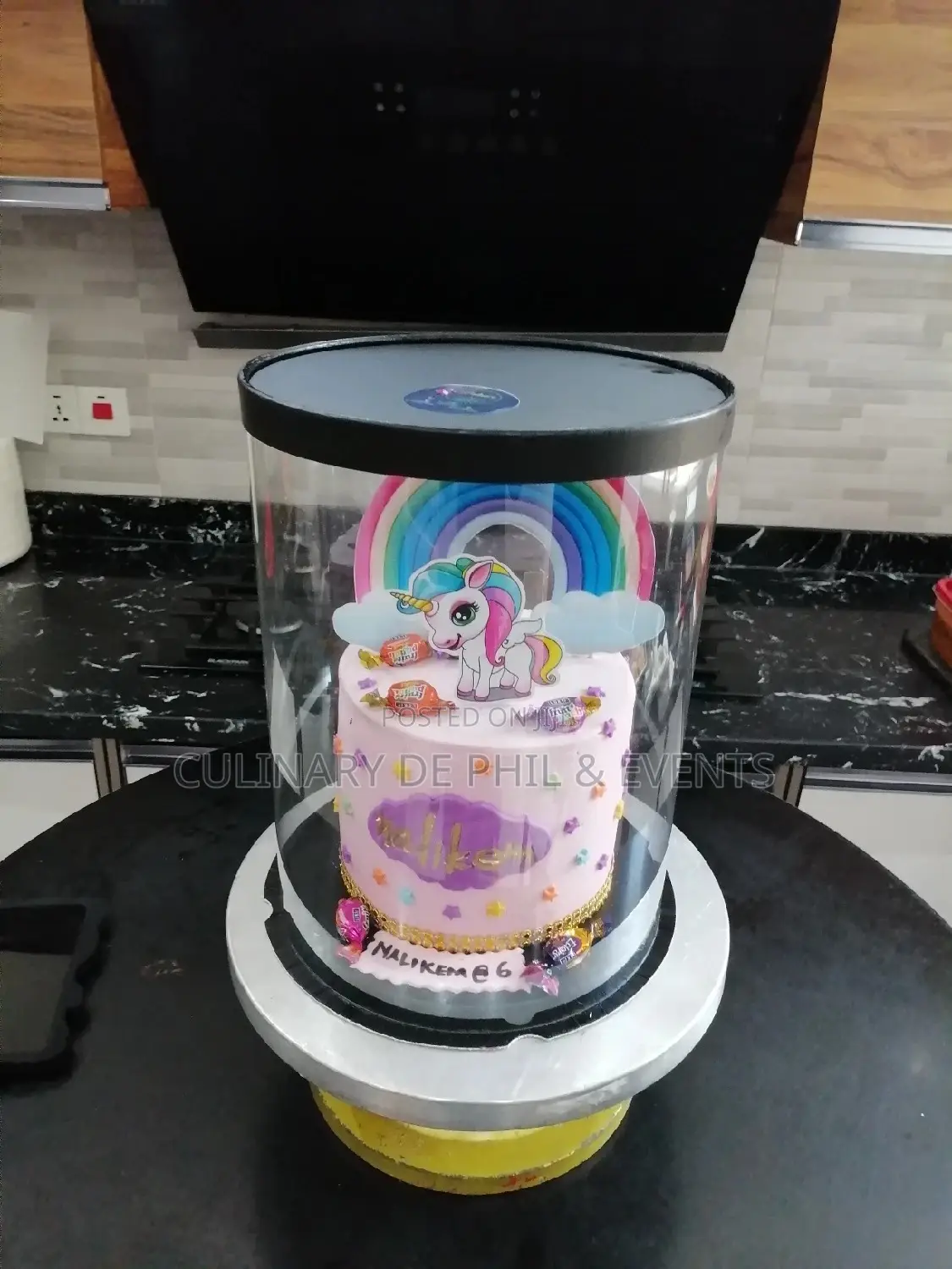 Pink Unicorn Cake