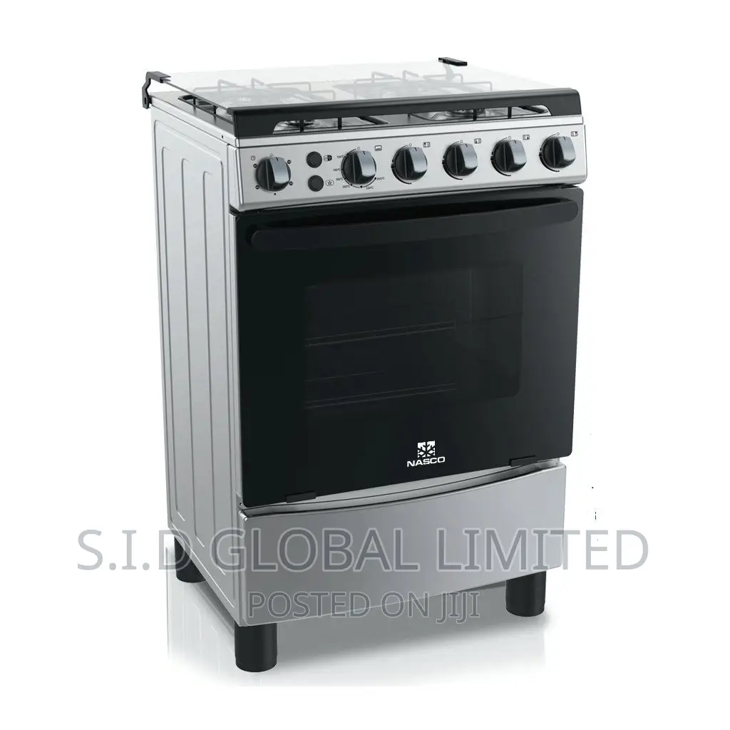 Nasco 4 Burner Gas Cooker With Lighted Oven (NASGCLME60I) in Accra