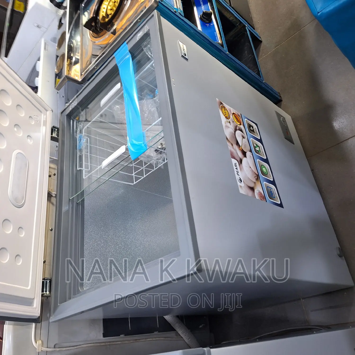 High Stainless Steel Pearl 147ltrs Chest Freezer
