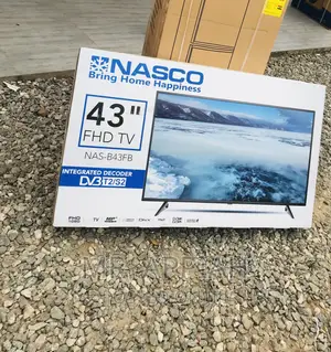 Brand New Nasco 43 Inch Full HD Electric Led Tv(Black).
