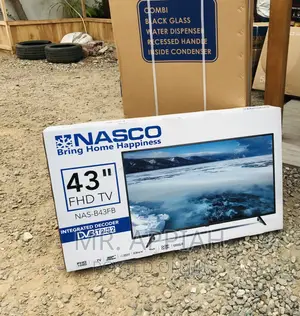 Durable and Affordable Nasco 43” Full HD Electric Tv.