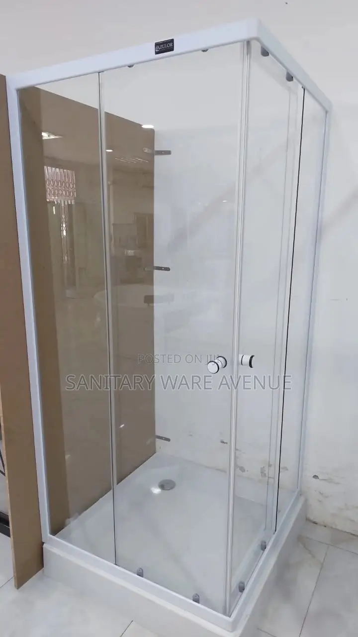 Shower Enclosure Glass Cubicle Shower Room in Accra Metropolitan Plumbing & Water Supply