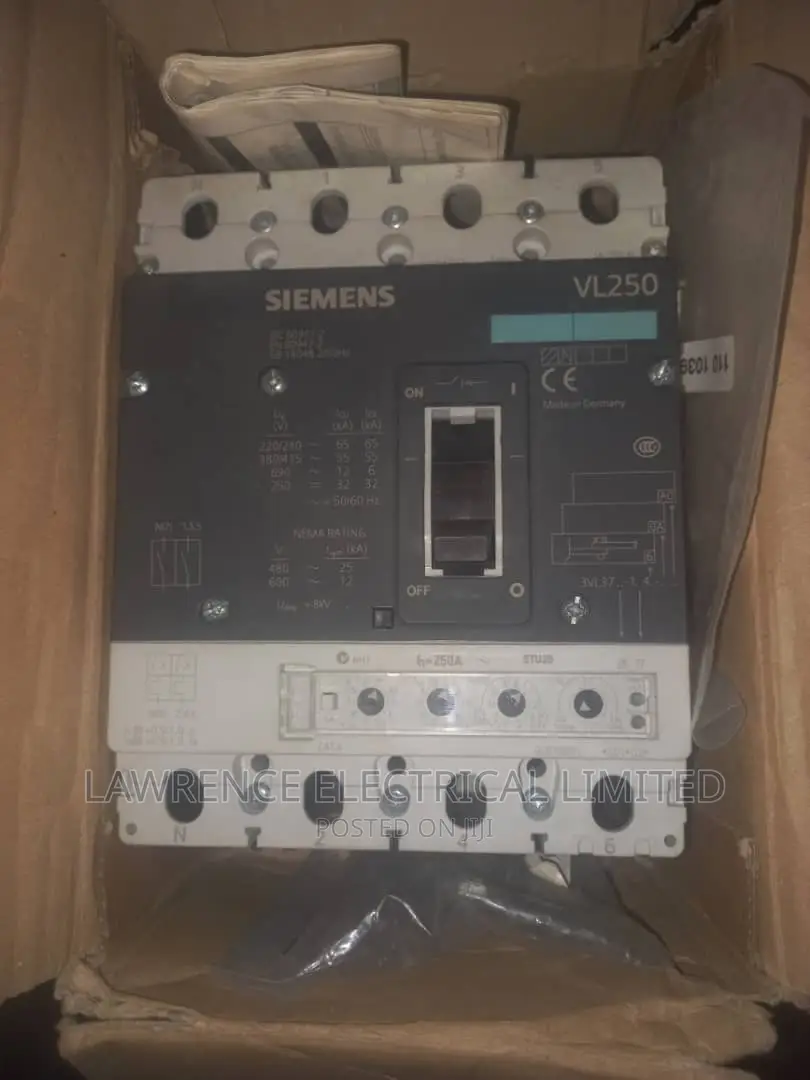 Original Siemens Breaker 250amps 4pole